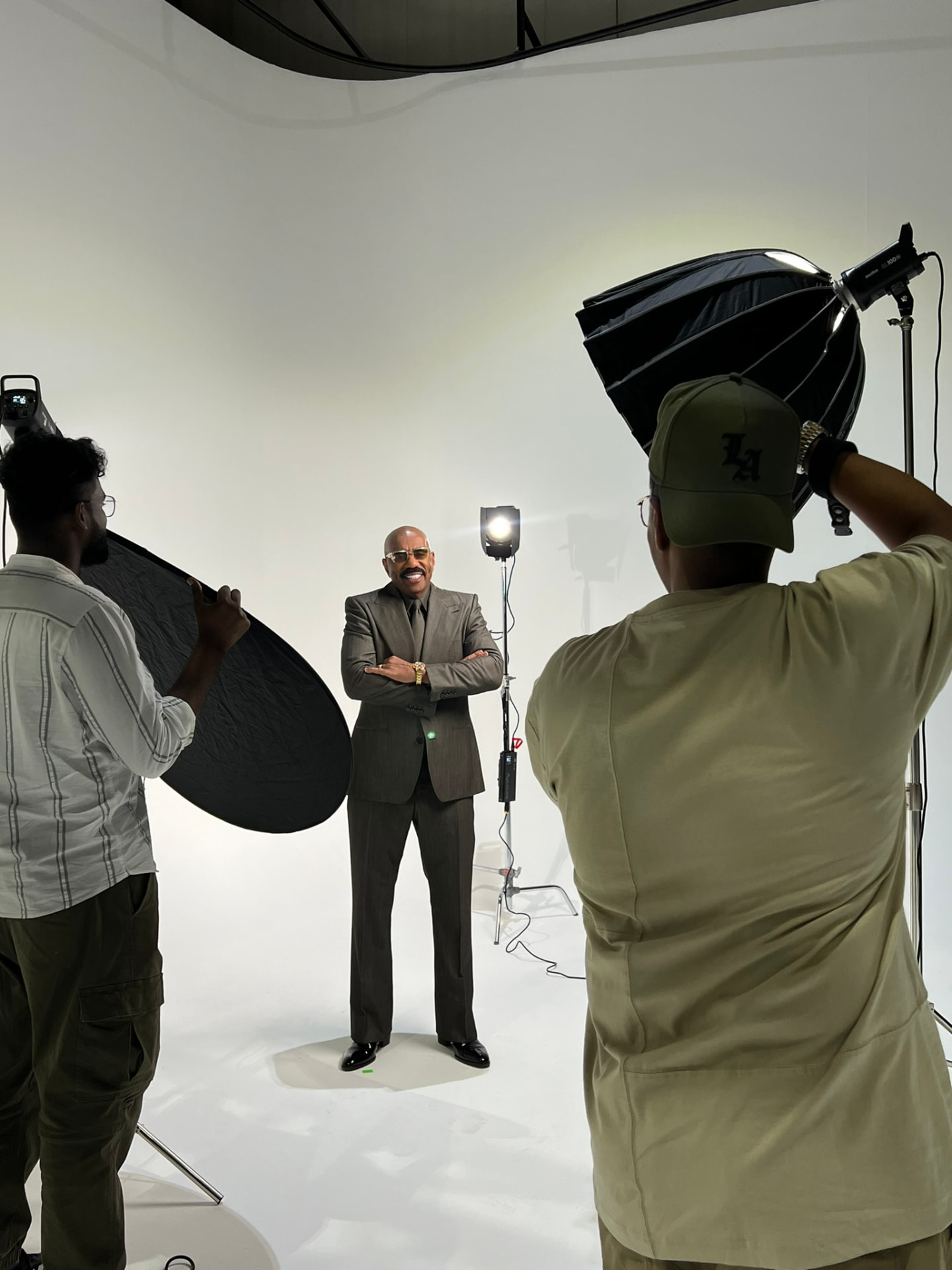 Behind the scenes — Steve Harvey campaign